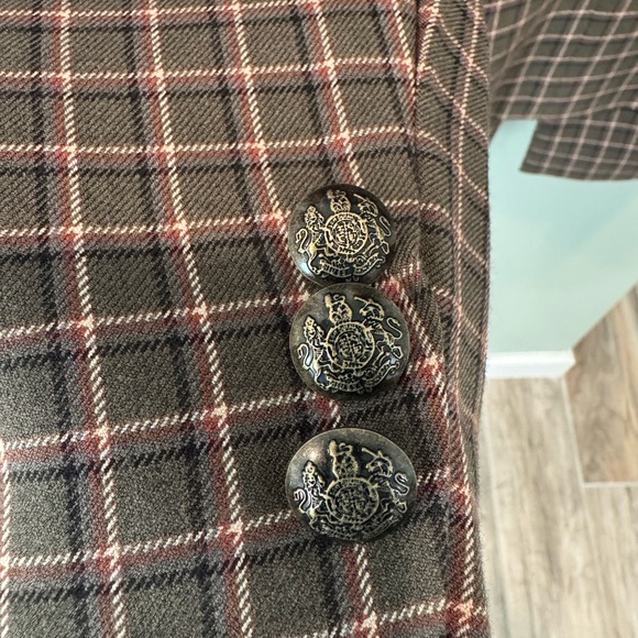 Vince Camuto Cropped Plaid Blazer 18W - Picture 6 of 14